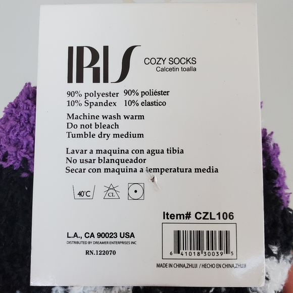Iris fuzzy cozy socks NWT - Picture 4 of 4